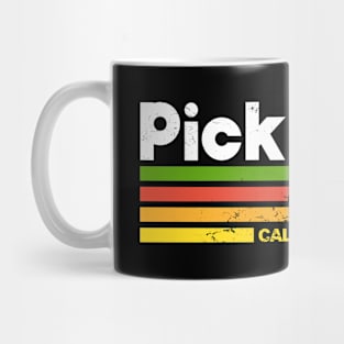 Vintage Pickleball Design - California Mug